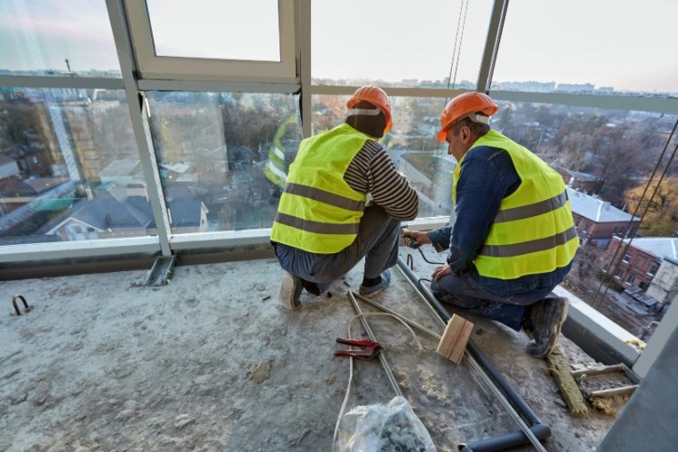 Commercial Window Installation by D.K Boos Glass